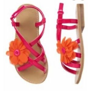 Gymboree Surf Adventure Floral Strappy Sandal Sz3